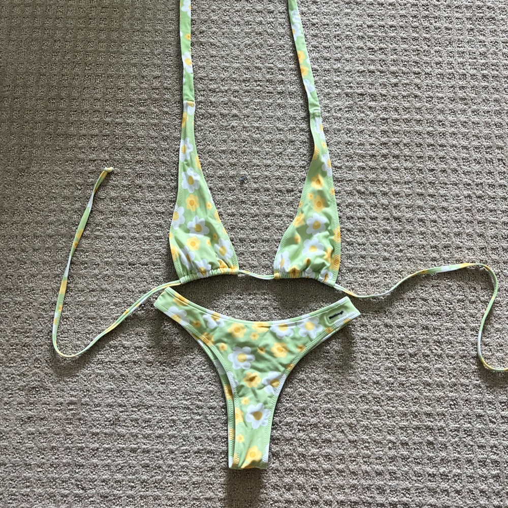 Blackbough swim top and bottom